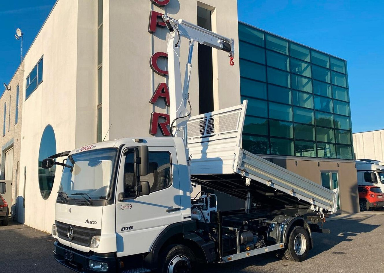 MERCEDES 816 ATEGO CASSONE RIBALTABILE E GRU - Autocarro ribaltabile, Camion con gru: foto 3 MERCEDES 816 ATEGO CASSONE RIBALTABILE E GRU - Autocarro ribaltabile, Camion con gru: foto 3