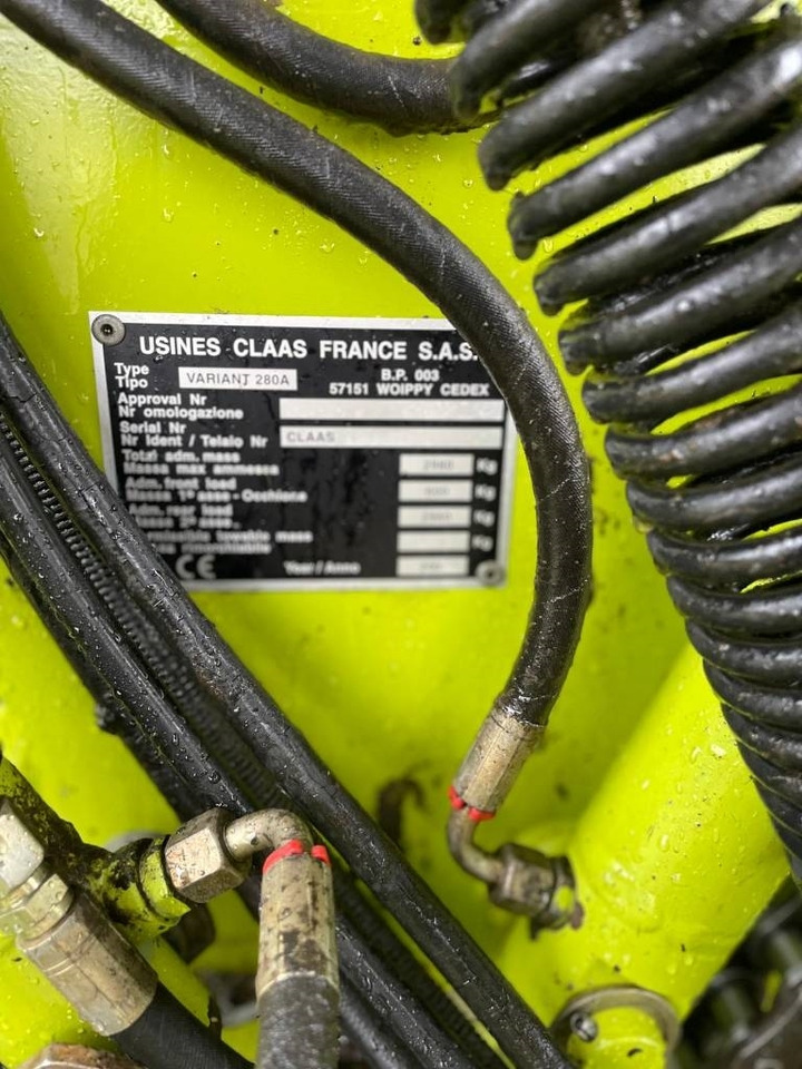 Claas Variant 280 - Rotopressa: foto 4 Claas Variant 280 - Rotopressa: foto 4