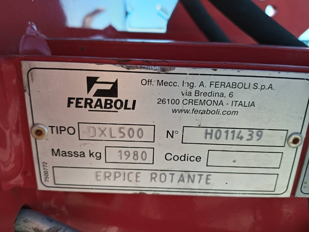 Feraboli DXL500 - Zappatrice: foto 5 Feraboli DXL500 - Zappatrice: foto 5