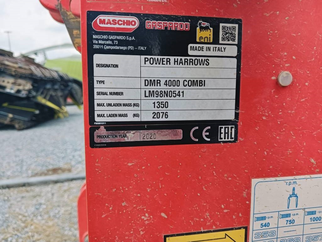 Maschio DMR 4000 - Erpice: foto 3 Maschio DMR 4000 - Erpice: foto 3