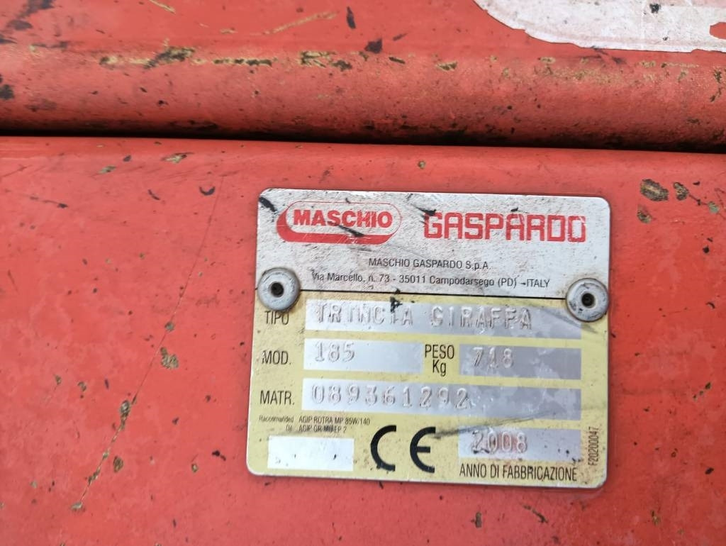 Maschio Giraffa 185 - Falciatrice: foto 2 Maschio Giraffa 185 - Falciatrice: foto 2