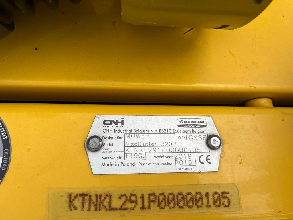 New Holland DISCOCUTTER 320 P - Falciatrice: foto 5 New Holland DISCOCUTTER 320 P - Falciatrice: foto 5