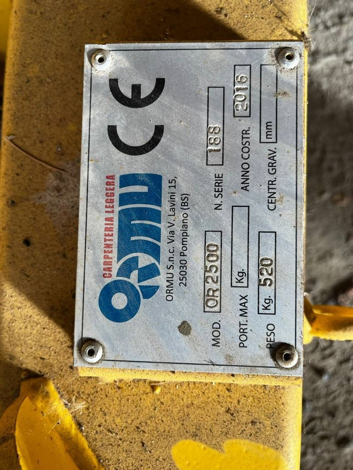 ORMU LAMA NEVE 2500 - Lama neve per Macchina agricola: foto 5 ORMU LAMA NEVE 2500 - Lama neve per Macchina agricola: foto 5