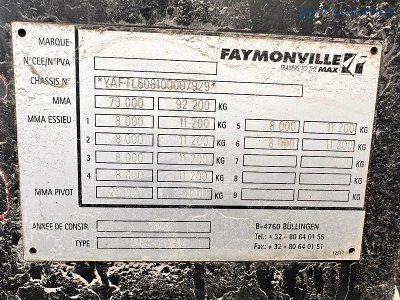 Faymonville FAYMONVILLE STZ-6WAU – 6 AXLES – 92.2T GVW – 73T PAYLOAD – HYDRAULIC RAMPS – EXCELLENT CONDITION! - Semirimorchio pianale ribassato: foto 3 Faymonville FAYMONVILLE STZ-6WAU – 6 AXLES – 92.2T GVW – 73T PAYLOAD – HYDRAULIC RAMPS – EXCELLENT CONDITION! - Semirimorchio pianale ribassato: foto 3