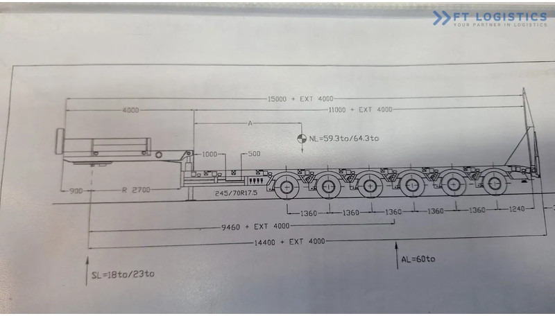 Faymonville FAYMONVILLE STZ-6WAU – 6 AXLES – 92.2T GVW – 73T PAYLOAD – HYDRAULIC RAMPS – EXCELLENT CONDITION! - Semirimorchio pianale ribassato: foto 2 Faymonville FAYMONVILLE STZ-6WAU – 6 AXLES – 92.2T GVW – 73T PAYLOAD – HYDRAULIC RAMPS – EXCELLENT CONDITION! - Semirimorchio pianale ribassato: foto 2