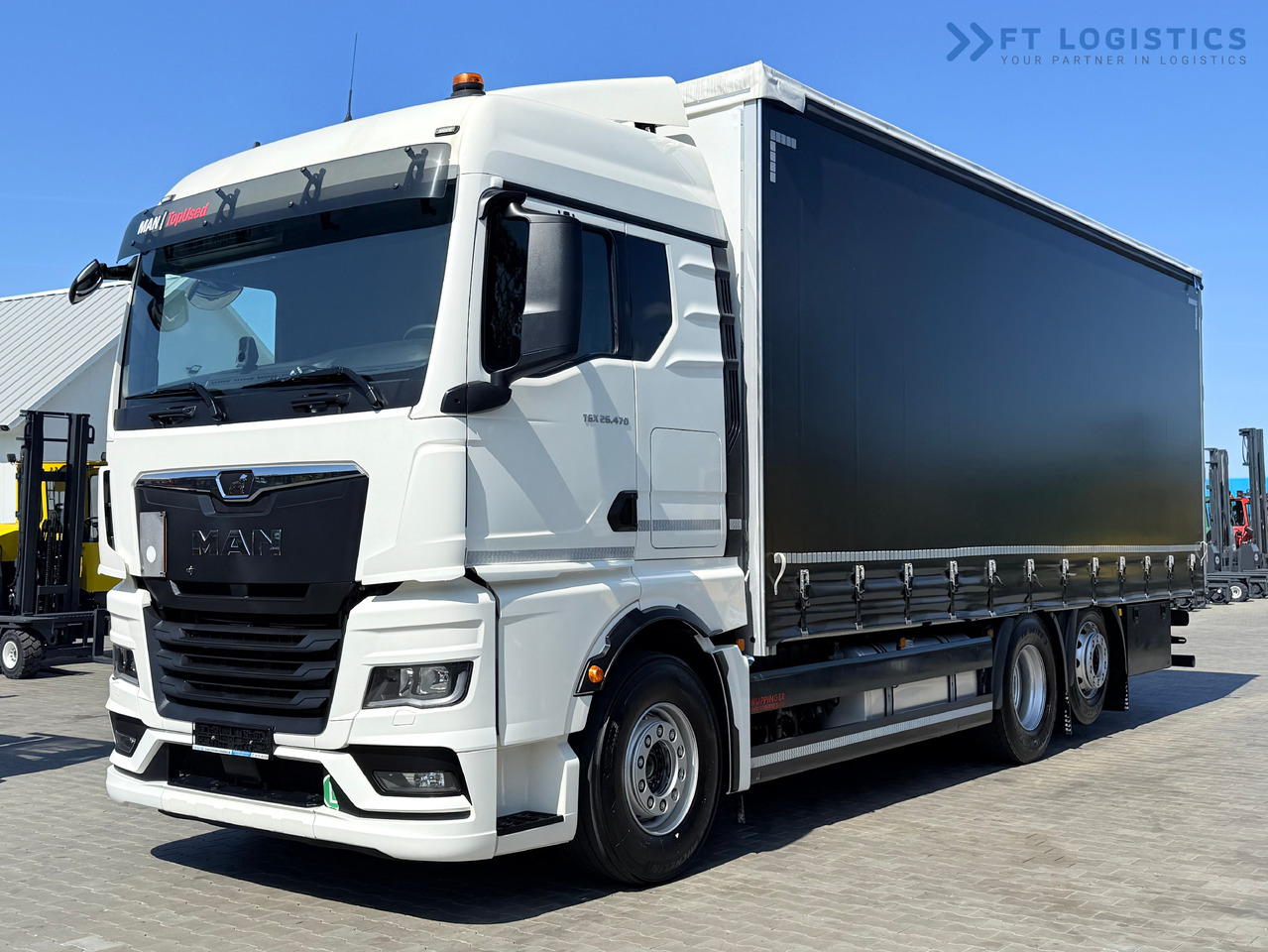 MAN TGX 26.470 / 19 Pallets / Steering Axle / 15 Ton Payload / Retarder / Excellent Condition - Camion centinato: foto 1 MAN TGX 26.470 / 19 Pallets / Steering Axle / 15 Ton Payload / Retarder / Excellent Condition - Camion centinato: foto 1