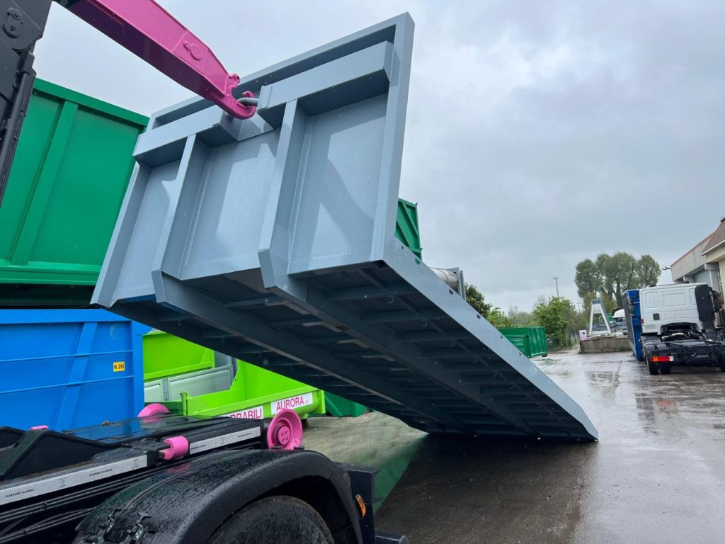 Cassone scarrabile nuovo CONTAINER A PIANALE SENZA SPONDE CON CODA A ZERO P: foto 6 Cassone scarrabile nuovo CONTAINER A PIANALE SENZA SPONDE CON CODA A ZERO P: foto 6