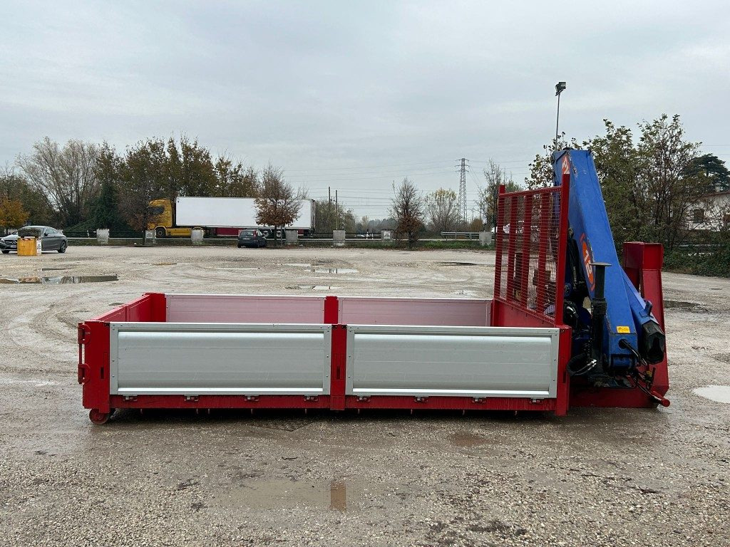 Cassone scarrabile nuovo CONTAINER SCARRABILE NUOVO A PIANALE CON GRU: foto 7