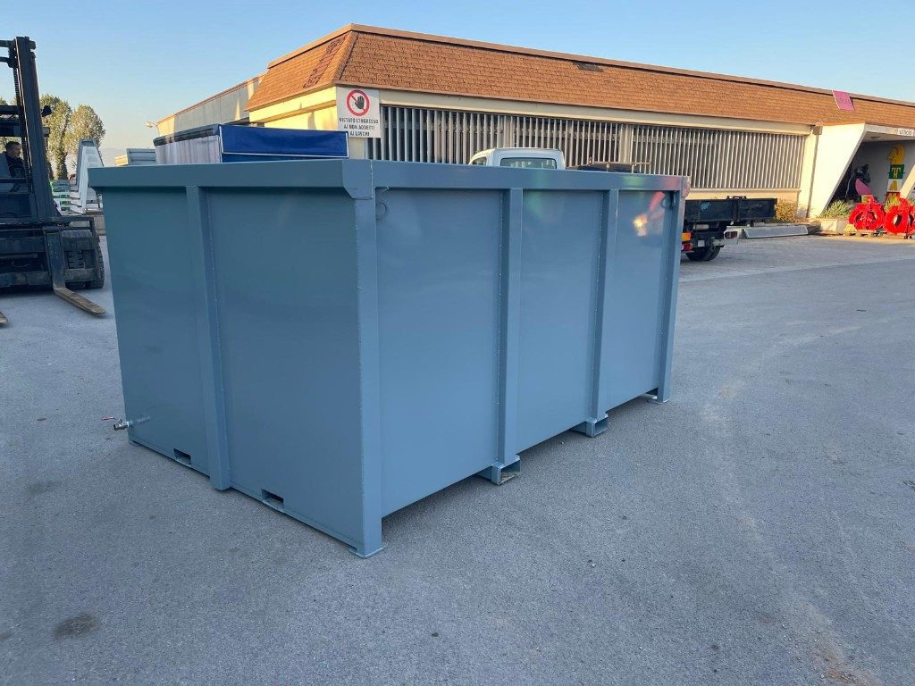 CONTENITORE PER RIFIUTI CON FODERI PER MULETTO - Cassone scarrabile: foto 2 CONTENITORE PER RIFIUTI CON FODERI PER MULETTO - Cassone scarrabile: foto 2
