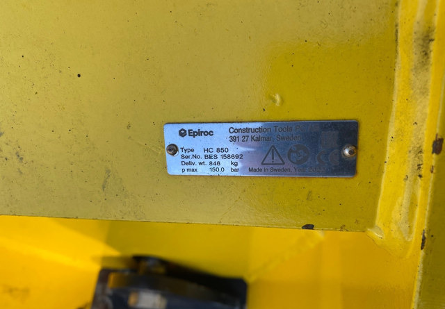 Atlas Copco HC 850 - Piastra vibrante, Attrezzatura: foto 4 Atlas Copco HC 850 - Piastra vibrante, Attrezzatura: foto 4