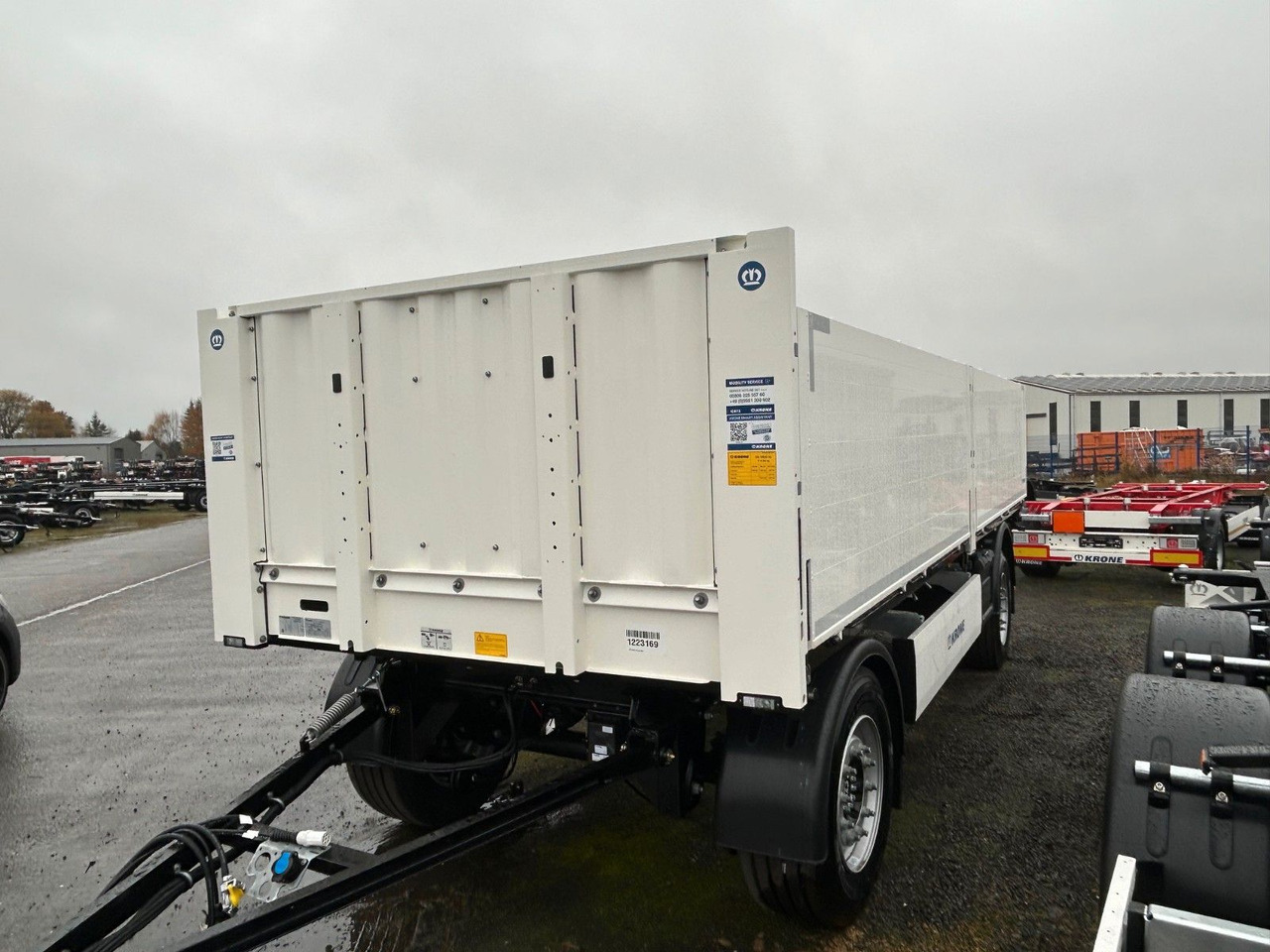 Krone AZP 18 eL42-BS Baustoff NEU - Rimorchio pianale/ Cassonato: foto 1 Krone AZP 18 eL42-BS Baustoff NEU - Rimorchio pianale/ Cassonato: foto 1