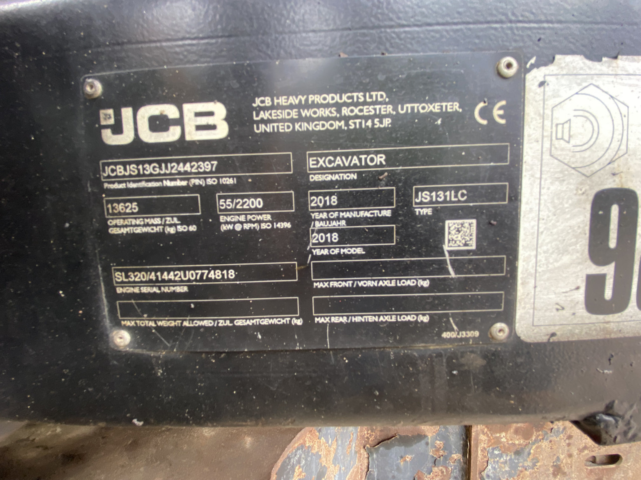 JCB JS131 - Escavatore cingolato: foto 2 JCB JS131 - Escavatore cingolato: foto 2