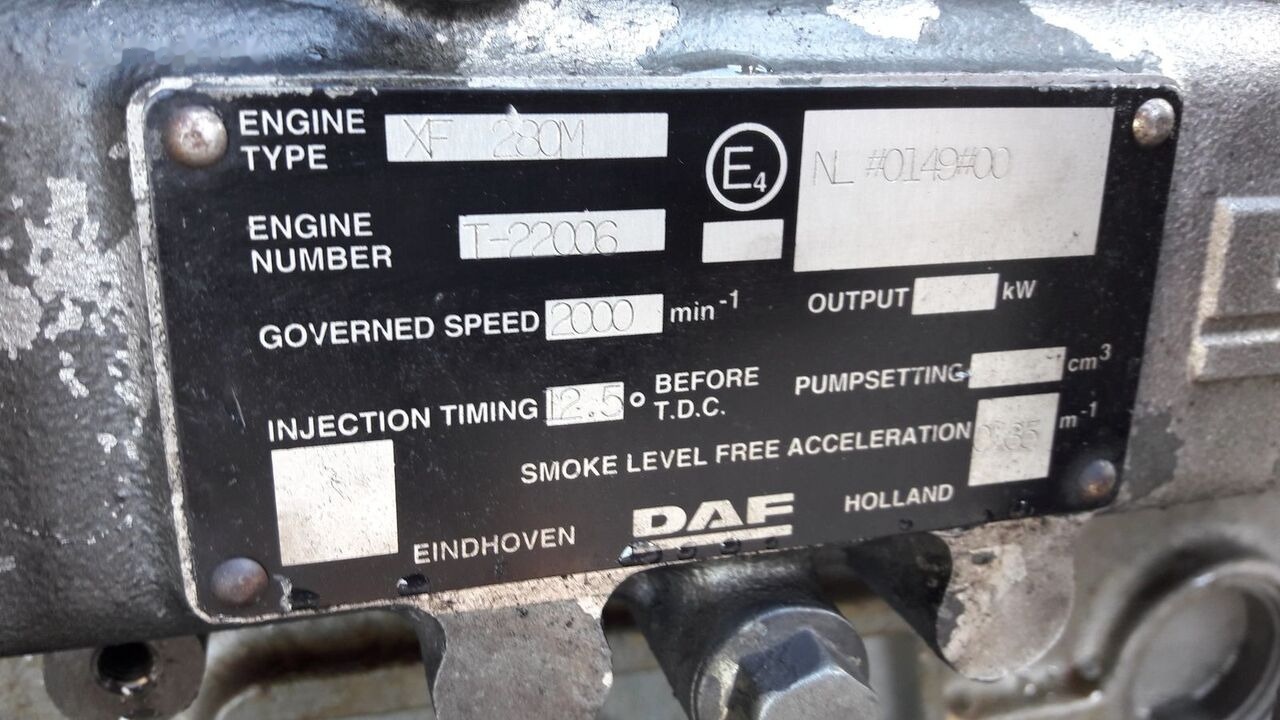 DAF XF280M DAF XF 95 - Motore per Camion: foto 3 DAF XF280M DAF XF 95 - Motore per Camion: foto 3