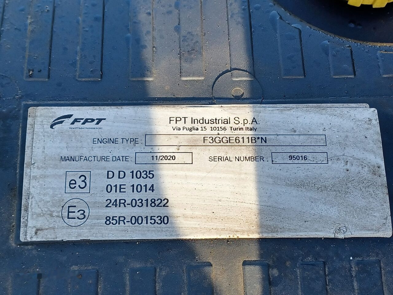 IVECO F3GGE611B*N IVECO truck - Motore per Camion: foto 1 IVECO F3GGE611B*N IVECO truck - Motore per Camion: foto 1