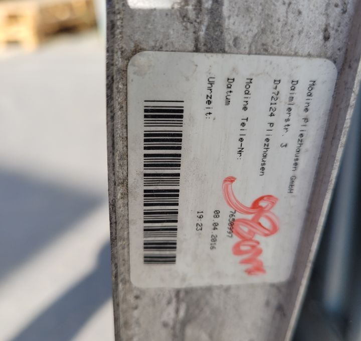 CHŁODNICA WODY MAN TGX E6 MODINE 7650997 98CM SZCZELNA - Radiatore per Camion: foto 3 CHŁODNICA WODY MAN TGX E6 MODINE 7650997 98CM SZCZELNA - Radiatore per Camion: foto 3