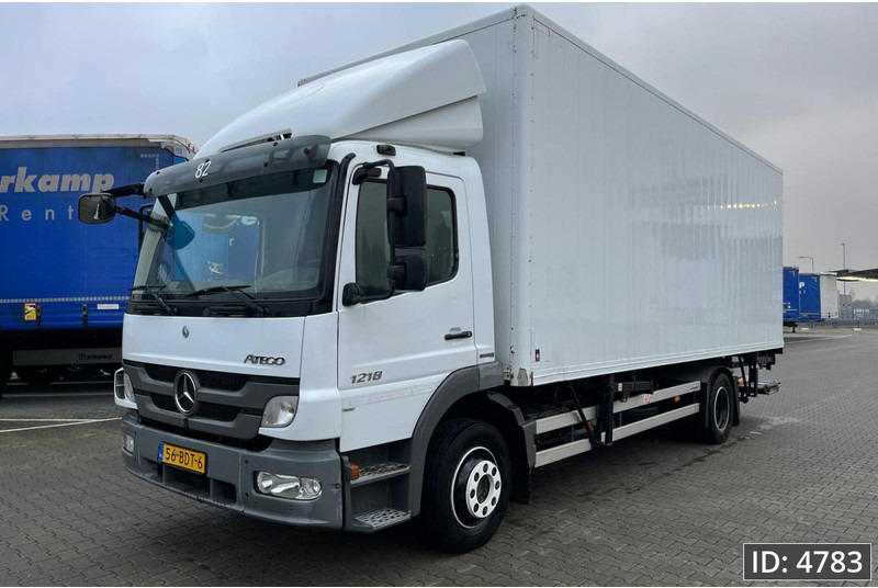Mercedes-Benz Atego 1218 Day Cab, Euro 5, BDF / EPS automatic / standklima / DHOLLANDIA 2000KG - Autocarro portacontainer/ Caisse interchangeable: foto 1 Mercedes-Benz Atego 1218 Day Cab, Euro 5, BDF / EPS automatic / standklima / DHOLLANDIA 2000KG - Autocarro portacontainer/ Caisse interchangeable: foto 1