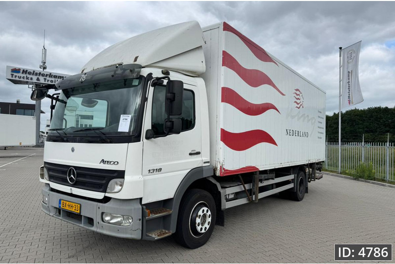Mercedes-Benz Atego 1318 Day Cab, Euro 5, BDF / EPS automatic / DHOLLANDIA 2000KG - Autocarro portacontainer/ Caisse interchangeable: foto 1 Mercedes-Benz Atego 1318 Day Cab, Euro 5, BDF / EPS automatic / DHOLLANDIA 2000KG - Autocarro portacontainer/ Caisse interchangeable: foto 1