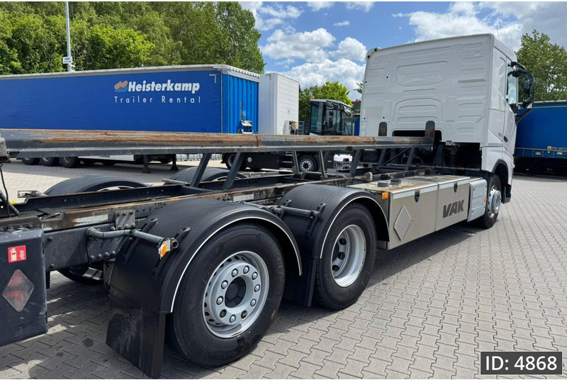 Volvo FH 500 Globetrotter, Euro 6, / 6x2 / Hydraulic body / frame 7.4 m / Tail lift - Autocarro portacontainer/ Caisse interchangeable: foto 5 Volvo FH 500 Globetrotter, Euro 6, / 6x2 / Hydraulic body / frame 7.4 m / Tail lift - Autocarro portacontainer/ Caisse interchangeable: foto 5