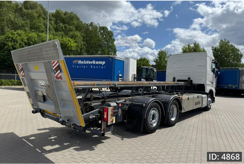 Volvo FH 500 Globetrotter, Euro 6, / 6x2 / Hydraulic body / frame 7.4 m / Tail lift - Autocarro portacontainer/ Caisse interchangeable: foto 3 Volvo FH 500 Globetrotter, Euro 6, / 6x2 / Hydraulic body / frame 7.4 m / Tail lift - Autocarro portacontainer/ Caisse interchangeable: foto 3