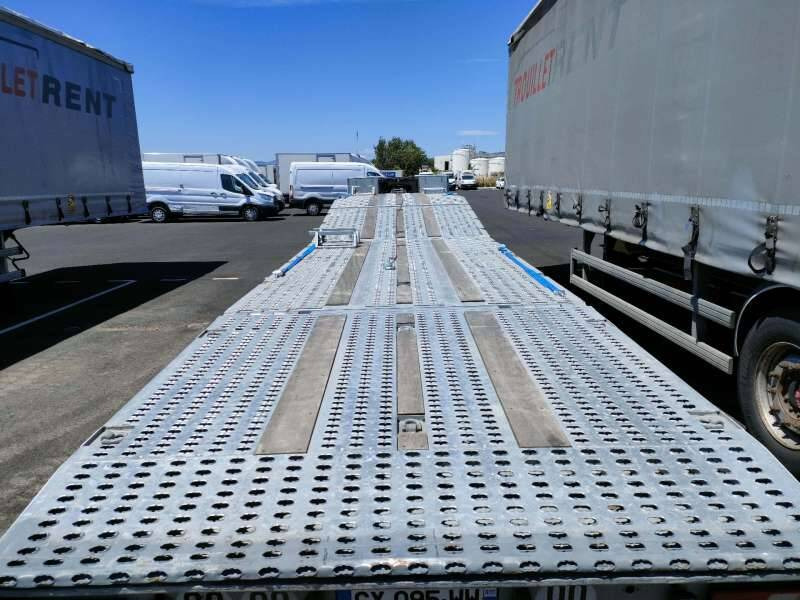 Semi-remorque 3 Essieux 38 TONNES DRAWER PORTE A FAUX HYDRAULIQUE VOLET COULISSANT - Semirimorchio bisarca: foto 3 Semi-remorque 3 Essieux 38 TONNES DRAWER PORTE A FAUX HYDRAULIQUE VOLET COULISSANT - Semirimorchio bisarca: foto 3