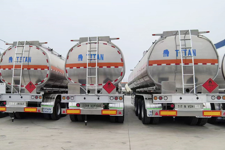 TITAN 3 Axle 42000liter Aluminum Tanker Trailer for Sale in Mali - Semirimorchio cisterna: foto 2 TITAN 3 Axle 42000liter Aluminum Tanker Trailer for Sale in Mali - Semirimorchio cisterna: foto 2