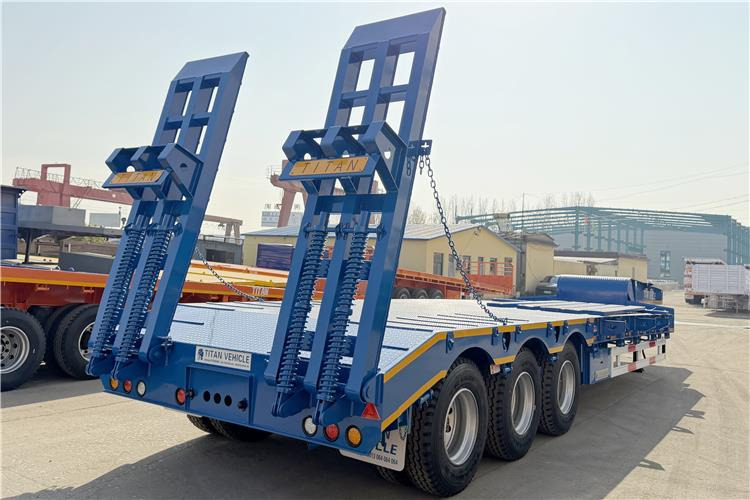 TITAN 3 Axle 80 Ton Low Bed Trailer Price for Sale In Nigeria - Semirimorchio pianale ribassato: foto 5 TITAN 3 Axle 80 Ton Low Bed Trailer Price for Sale In Nigeria - Semirimorchio pianale ribassato: foto 5