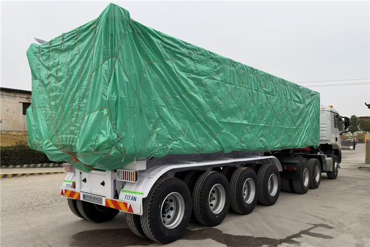 TITAN 4 Axle 80 Ton Dump Semi Trailer for Sale In Cameroon - Semirimorchio ribaltabile: foto 4 TITAN 4 Axle 80 Ton Dump Semi Trailer for Sale In Cameroon - Semirimorchio ribaltabile: foto 4