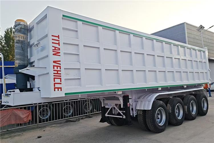 TITAN 4 Axle 80 Ton Dump Semi Trailer for Sale In Cameroon - Semirimorchio ribaltabile: foto 1 TITAN 4 Axle 80 Ton Dump Semi Trailer for Sale In Cameroon - Semirimorchio ribaltabile: foto 1