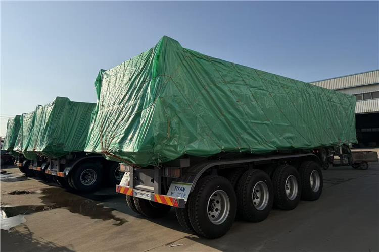 TITAN 4 Axle 80 Ton Dump Trailer for Sale In Cameroon - Semirimorchio ribaltabile: foto 5 TITAN 4 Axle 80 Ton Dump Trailer for Sale In Cameroon - Semirimorchio ribaltabile: foto 5