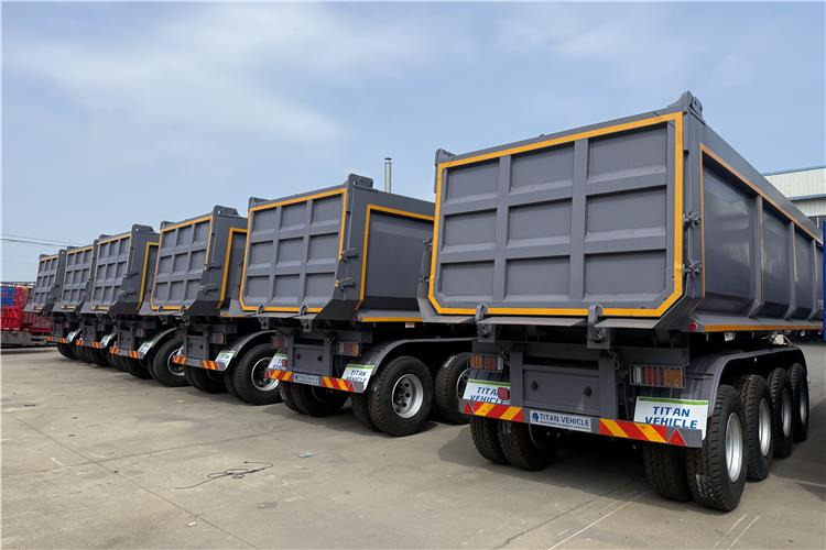 TITAN 4 Axle 80 Ton Dump Trailer for Sale In Cameroon - Semirimorchio ribaltabile: foto 3 TITAN 4 Axle 80 Ton Dump Trailer for Sale In Cameroon - Semirimorchio ribaltabile: foto 3