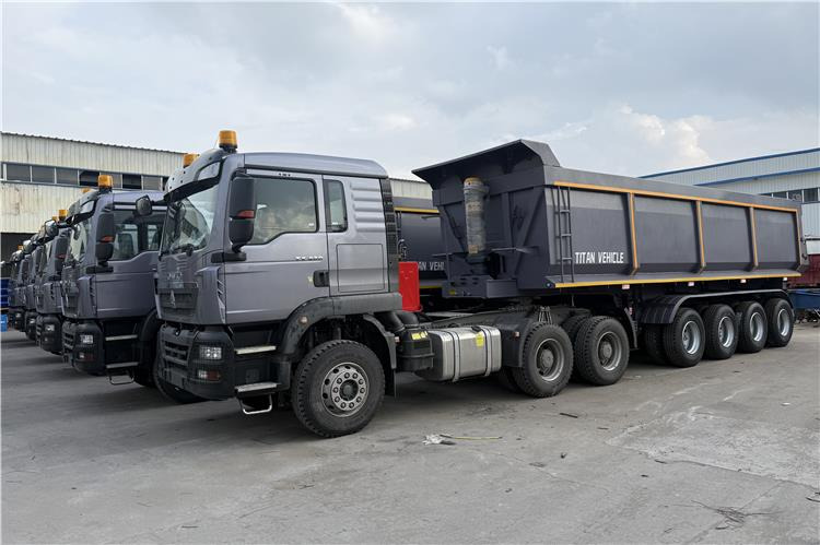 TITAN 4 Axle 80 Ton Dump Trailer for Sale In Cameroon - Semirimorchio ribaltabile: foto 4 TITAN 4 Axle 80 Ton Dump Trailer for Sale In Cameroon - Semirimorchio ribaltabile: foto 4