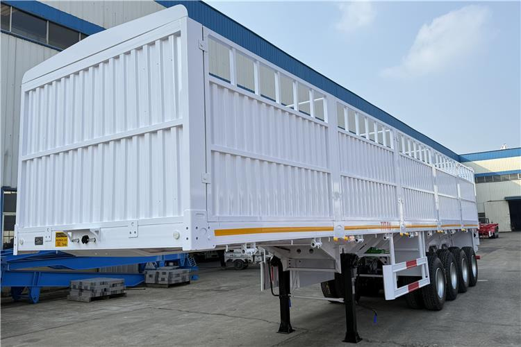 TITAN 4 Axle 80 Ton Fence Cargo Truck Trailer for Sale in Nigeria - Semirimorchio trasporto bestiame: foto 4 TITAN 4 Axle 80 Ton Fence Cargo Truck Trailer for Sale in Nigeria - Semirimorchio trasporto bestiame: foto 4