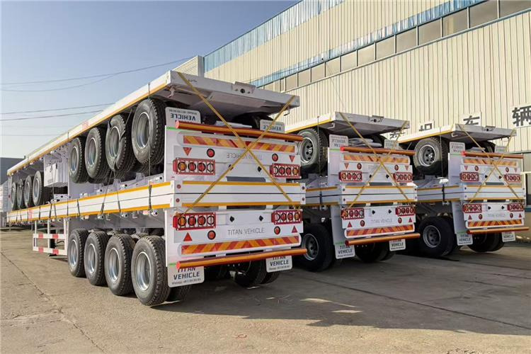 TITAN 4 Axle Flatbed Trailer for Sale In Saudi Arabia - Semirimorchio cassonato/ Pianale: foto 1 TITAN 4 Axle Flatbed Trailer for Sale In Saudi Arabia - Semirimorchio cassonato/ Pianale: foto 1