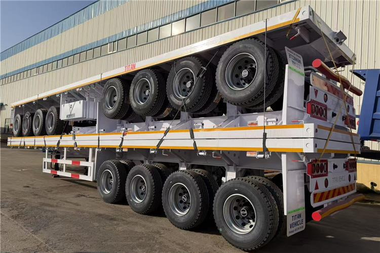 TITAN 4 Axle Flatbed Trailer for Sale In Saudi Arabia - Semirimorchio cassonato/ Pianale: foto 2 TITAN 4 Axle Flatbed Trailer for Sale In Saudi Arabia - Semirimorchio cassonato/ Pianale: foto 2