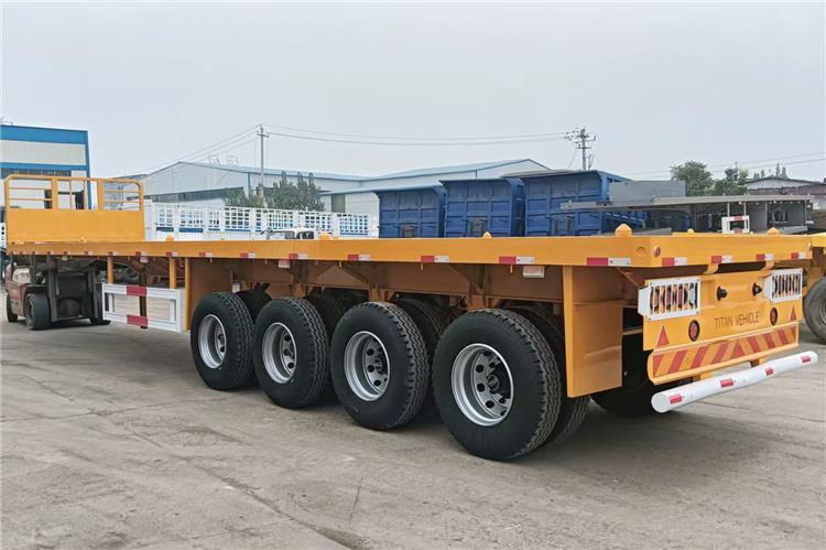 TITAN 4 Axle Flatbed Trailer for Sale Price In Senegal - Semirimorchio cassonato/ Pianale: foto 2 TITAN 4 Axle Flatbed Trailer for Sale Price In Senegal - Semirimorchio cassonato/ Pianale: foto 2