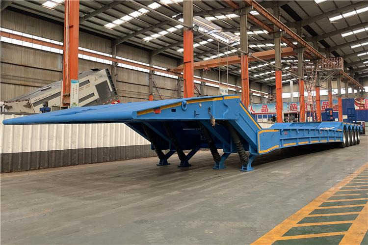 TITAN 4 Axle Folding Gooseneck Trailer for Sale In Zambia - Semirimorchio pianale ribassato: foto 1 TITAN 4 Axle Folding Gooseneck Trailer for Sale In Zambia - Semirimorchio pianale ribassato: foto 1