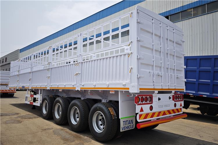TITAN 4 Axle Livestock Truck Trailer for Sale In Guam - Semirimorchio trasporto bestiame: foto 2 TITAN 4 Axle Livestock Truck Trailer for Sale In Guam - Semirimorchio trasporto bestiame: foto 2