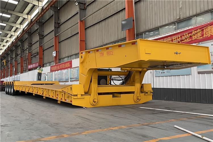 TITAN 4 Line 8 Axle Detachable Gooseneck Trailer for Sale In Nigeria Lagos - Semirimorchio pianale ribassato: foto 1 TITAN 4 Line 8 Axle Detachable Gooseneck Trailer for Sale In Nigeria Lagos - Semirimorchio pianale ribassato: foto 1
