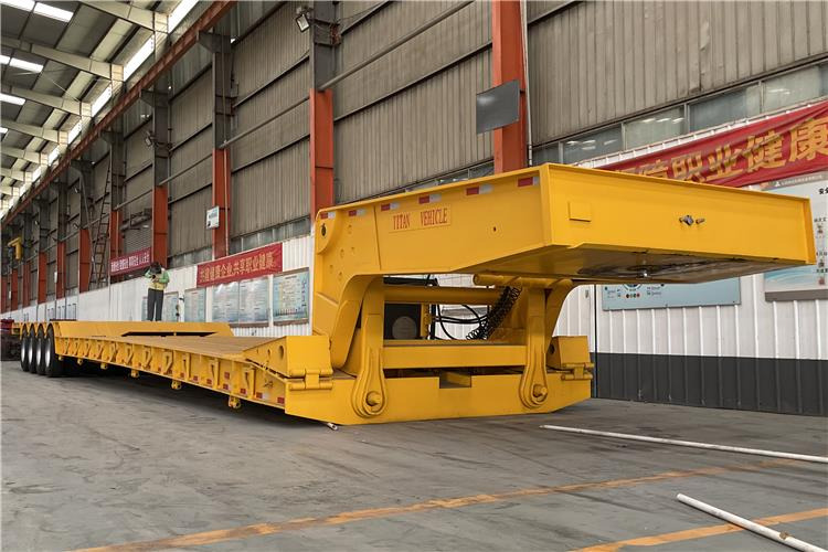 TITAN 4 Line 8 Axle Removable Gooseneck Trailer for Sale In Nigeria Lagos - Semirimorchio pianale ribassato: foto 1 TITAN 4 Line 8 Axle Removable Gooseneck Trailer for Sale In Nigeria Lagos - Semirimorchio pianale ribassato: foto 1