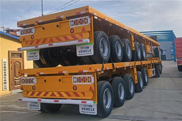 TITAN 5 Axle 13M Flatbed Trailer Price for Sale In Zimbabwe - Semirimorchio cassonato/ Pianale: foto 5 TITAN 5 Axle 13M Flatbed Trailer Price for Sale In Zimbabwe - Semirimorchio cassonato/ Pianale: foto 5