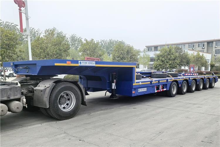 TITAN 6 Axle 120 Ton Extendable Low Loader Trailer for Sale Price - Semirimorchio pianale ribassato: foto 1 TITAN 6 Axle 120 Ton Extendable Low Loader Trailer for Sale Price - Semirimorchio pianale ribassato: foto 1