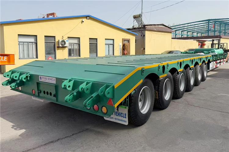 TITAN 6 Axle 80 Ton Low Loader Semi Trailer for Sale In Zambia - Semirimorchio pianale ribassato: foto 4 TITAN 6 Axle 80 Ton Low Loader Semi Trailer for Sale In Zambia - Semirimorchio pianale ribassato: foto 4