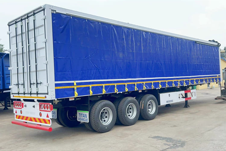 TITAN Curtain Side Trailer for Sale in Saudi Arabia - Semirimorchio centinato: foto 3 TITAN Curtain Side Trailer for Sale in Saudi Arabia - Semirimorchio centinato: foto 3