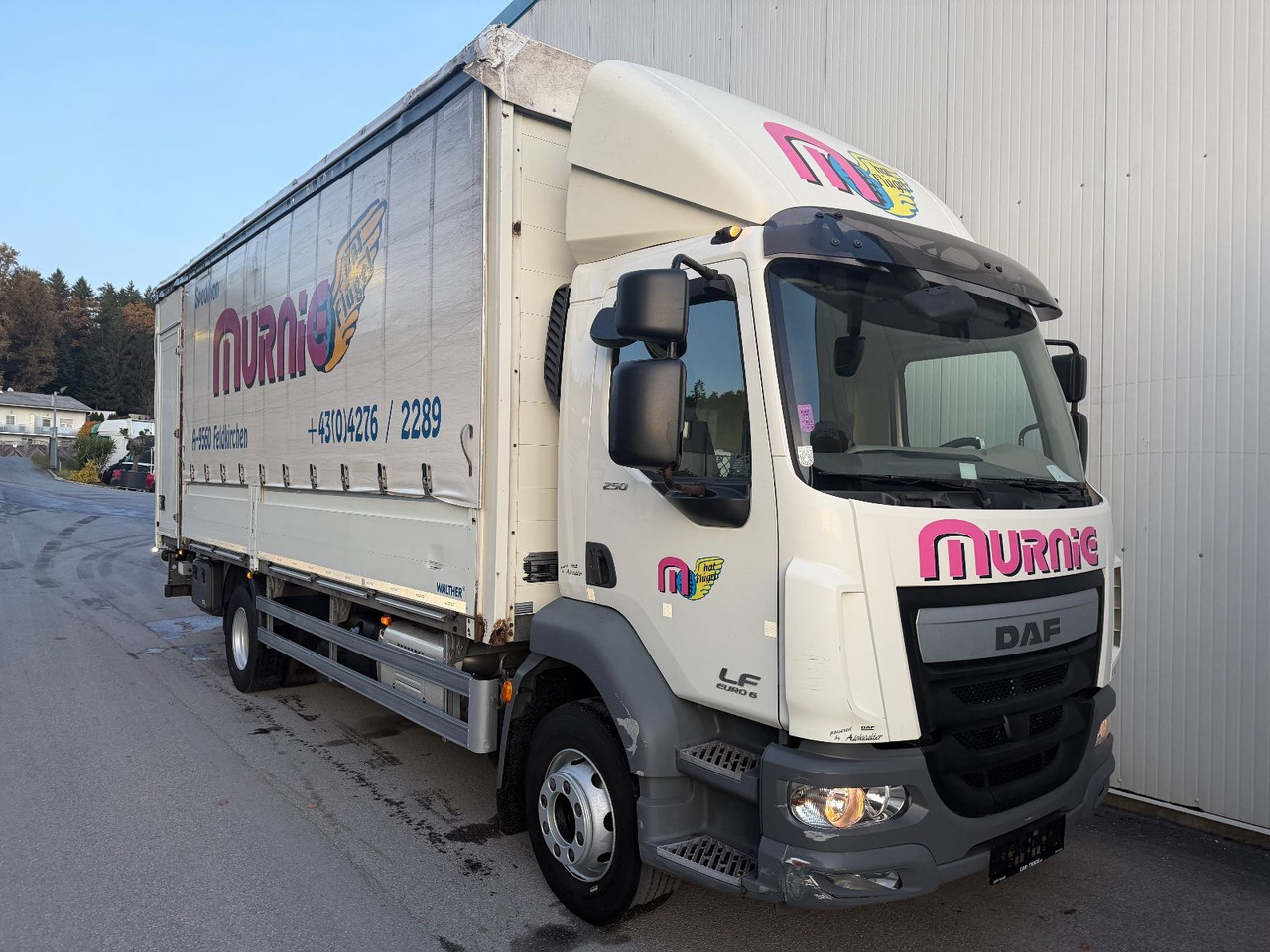 DAF LF 250 16T/LBW €6 - Camion centinato: foto 2 DAF LF 250 16T/LBW €6 - Camion centinato: foto 2