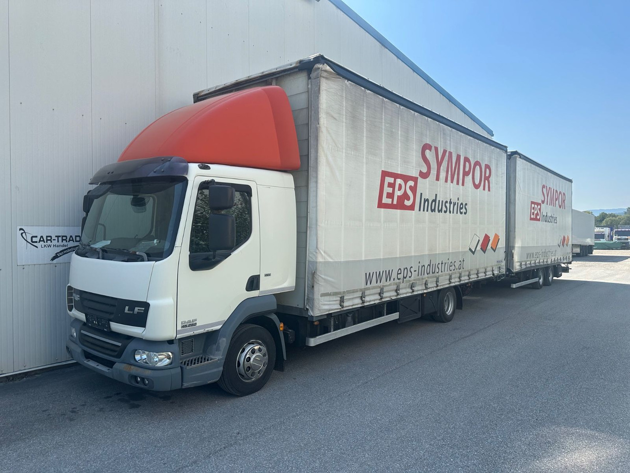 DAF LF 250 Schalter 120m° TÜV - Camion centinato: foto 1 DAF LF 250 Schalter 120m° TÜV - Camion centinato: foto 1