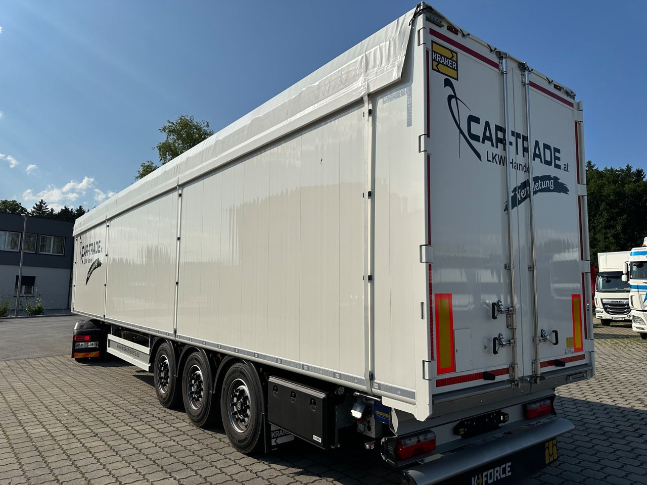 Kraker CF-200ZL Lift 92m³ Müllplane - Semirimorchio piano mobile: foto 3 Kraker CF-200ZL Lift 92m³ Müllplane - Semirimorchio piano mobile: foto 3