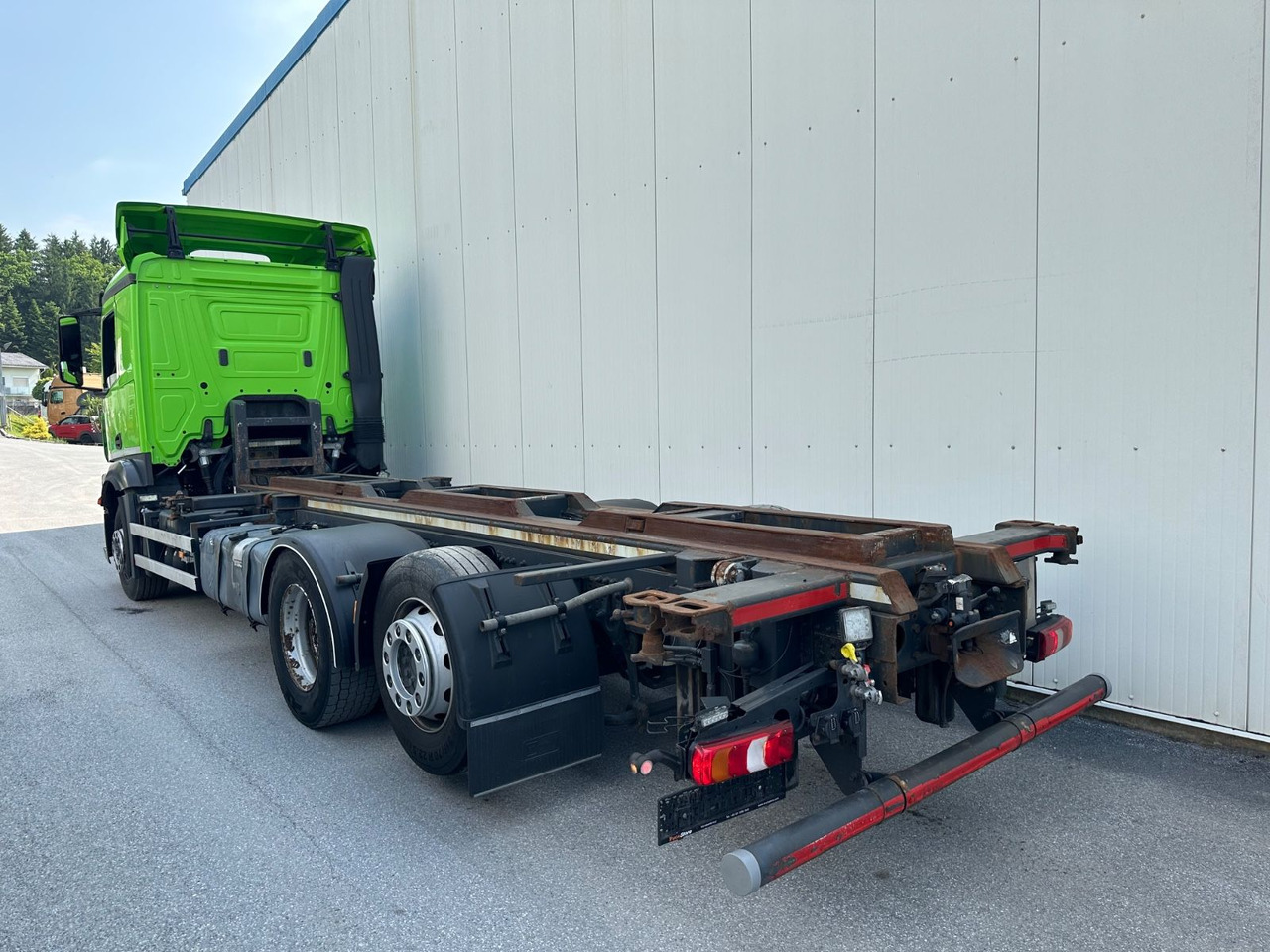 Mercedes-Benz Actros 2748 Wiesel Mafi Telberg - Autocarro portacontainer/ Caisse interchangeable, Camion con gru: foto 4 Mercedes-Benz Actros 2748 Wiesel Mafi Telberg - Autocarro portacontainer/ Caisse interchangeable, Camion con gru: foto 4