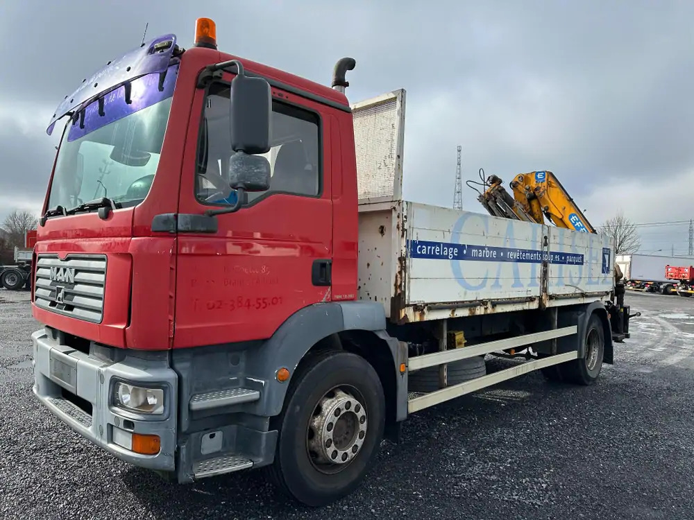MAN TGM 18.280 *202000 km*Grue EFFER type 120 3 S*PREMIER PROPRIO - Camion con gru, Autocarro con pianale/ Cassone fisso: foto 2 MAN TGM 18.280 *202000 km*Grue EFFER type 120 3 S*PREMIER PROPRIO - Camion con gru, Autocarro con pianale/ Cassone fisso: foto 2