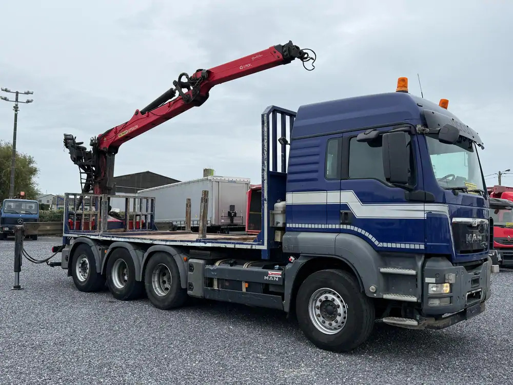 MAN TGS 35.440 *Epsilon Q170L*TRIDEM*Intarder - Autocarro con pianale/ Cassone fisso, Camion con gru: foto 2 MAN TGS 35.440 *Epsilon Q170L*TRIDEM*Intarder - Autocarro con pianale/ Cassone fisso, Camion con gru: foto 2