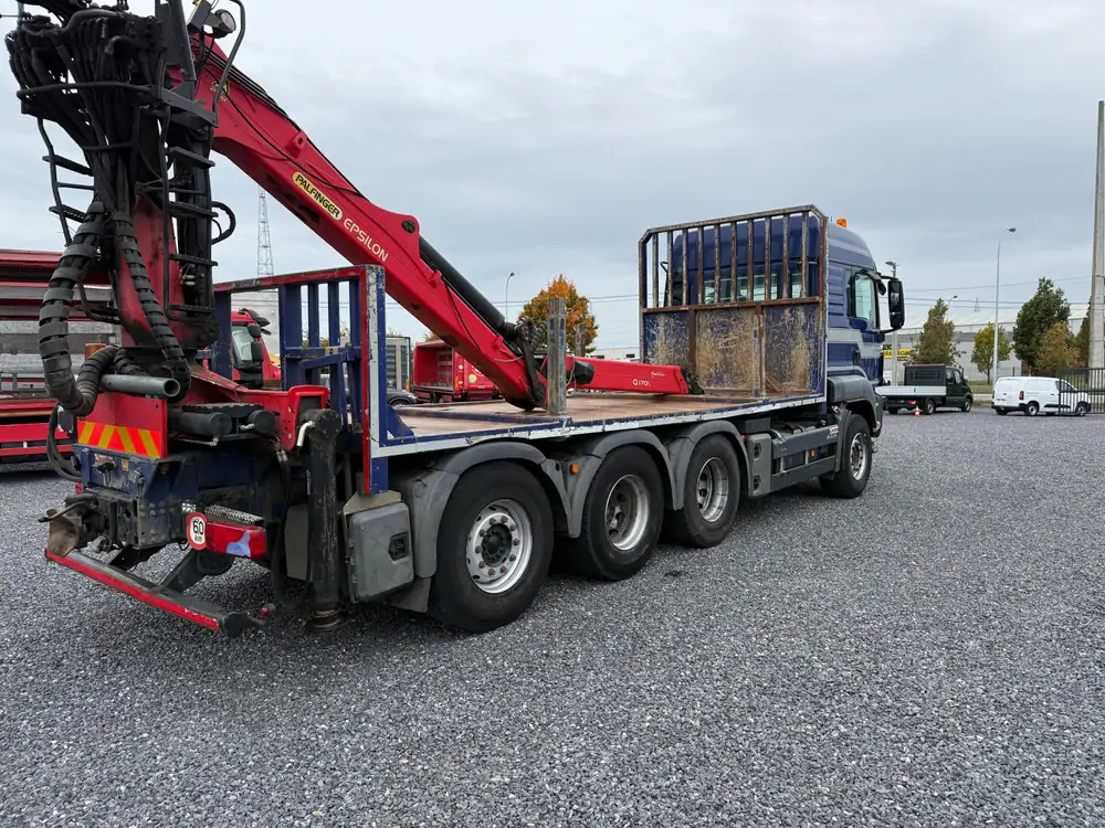 MAN TGS 35.440 *Epsilon Q170L*TRIDEM*Intarder - Autocarro con pianale/ Cassone fisso, Camion con gru: foto 4 MAN TGS 35.440 *Epsilon Q170L*TRIDEM*Intarder - Autocarro con pianale/ Cassone fisso, Camion con gru: foto 4